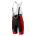 Castelli Evoluzione 2 pantaloni scurti cu bretele ciclism - negru-rosu