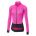 Castelli Bluza ciclism pentru femei maneca lunga Sfida Advanced Thermal Fabric - Roz Fluo