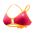 TYR Solid Pacific Tieback Top roz-portocaliu