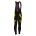 Castelli Velocissimo 3 Bibtight pantaloni iarna negru-galben fluo