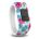 Garmin Vivofit Jr. curea schimb alba cu floricele