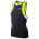 TYR - bluza triatlon fara maneci - Men's Competitor Tank - negru galben albastru