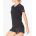 2XU - tricou sport pentru femei - Aero Tee - Mirage Negru Reflectorizant