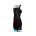 Z3R0D - Costum triatlon fara maneci femei START TTSUIT trisuit - negru albastru gri noisy glitch