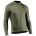 Northwave - bluza ciclism pentru barbati maneca lunga Blade 4 jersey - verde inchis army negru