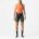 Castelli - costum trisuit triatlon pentru femei, fara maneca Free Sanremo SL Suit - negru portocaliu