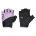 Northwave - manusi ciclism pentru femei degete scurte Fast short gloves - negru mov deschis lila