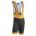 Northwave - pantaloni ciclism scurti cu bretele Force Evo Bibshorts - negru galben ocru