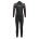 Orca - costum neopren ape deschise pentru copii Junior OpenWater Zeal Squad wetsuit - negru dungi portocalii