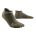 CEP - sosete compresie scurte barbati The Run Socks No show - verde inchis maslina