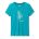 Smartwool - tricou sport femei maneca scurta Sage Plant Graphic Short Sleeve Tee - albastru deschis acvatic