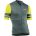 Northwave - tricou ciclism mânecă scurtă pentru bărbați Storm Air Jersey - gri închis galben fluo