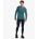 2XU - bluza tehnica pentru barbati cu maneca lunga Ignition Base Layer LS - verde inchis deep jade marle argintiu reflectorizant
