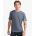 2XU - tricou tehnic pentru barbati Light Speed Tee - gri inchis turbulence argintiu reflectorizant