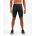 2XU - Pantaloni scurti de compresie pentru barbati Print Accelerate Compression Shorts - negru gri