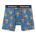 Smartwool - boxeri barbati Merino Print Boxer Brief Boxed - negru albastru galben Jaime Molina Laguna Blue Print