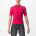 Castelli - tricou ciclism maneca scurta pentru femei Pezzi jersey - rosu