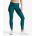 2XU - colanti compresie lungi femei Motion Print Mid Rise Compression Tights - verde inchis deep jade marled