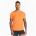 2XU - tricou tehnic pentru barbati Light Speed Tee - portocaliu Spiral negru reflectorizant