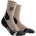 CEP - sosete medii drumetie 18cm pentru femei Outdoor merino light Mid-Cut Socks - maro deschis nisip negru