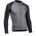 Northwave - bluza ciclism pentru barbati maneca lunga Blade 4 jersey - gri inchis gri deschis galben fluo