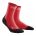 CEP - sosete scurte vreme rece sau iarna 18cm pentru femei Winter Short Socks - rosu negru