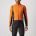 Castelli - jacheta ciclism de iarna Alpha Ros 2 Gore-Tex Infinium wind stopper - portocaliu negru