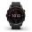 Garmin - fenix 7s Solar ceas multisport cu GPS - ramă gri închis si curea din silicon neagră