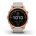 Garmin - fenix 7s Solar ceas multisport cu GPS - ramă rose gold si curea din silicon crem