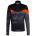 Ziener - bluza ciclism cu maneca lunga pentru barbati Nadin jersey - negru gri portocaliu