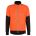 Ziener - jacheta ciclism cu maneca lunga pentru barbati Neki jacket - negru portocaliu neon