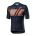 Castelli - tricou pentru ciclism cu maneca scurta Hors Categorie Jersey - albastru savile gri portocaliu
