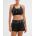 2XU - Bustiera sport pentru femei Active Low Impact Crop - negru-gri