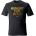 CEP Tricou alergare  brand metalized barbati - negru auriu