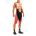 2XU - pantaloni scurti ciclism Elite Cycle Bib Shorts - negru mesh texturat portocaliu