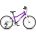 Woom - bicicleta copii 20" Woom 4, varsta recomandata 6-8 ani (115-130cm) - 7,7 kg - mov intens haze alb