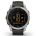 Garmin - Epix Gen 2 smartwatch premium cu GPS si AMOLED - ramă argintie din oţel inoxidabil, carcasă neagră si curea din silicon