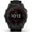 Garmin - fenix 7x Solar ceas multisport cu GPS - ramă gri închis și curea din silicon neagră