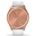 Garmin - Vivomove Style - carcasa rose-gold - bratara silicon alba