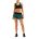 2XU - Short alergare XVENT Free Short 3" W - Rain Spot- Ocean Teal