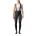Castelli - Pantaloni lungi ciclism cu bretele pentru iarna si vreme rece pentru femei Sorpasso Ros W bibtight - negru gri reflex