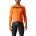 Castelli - bluza ciclism maneca lunga Puro 3 Jersey FZ - portocalie