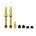 Muc-Off - valve tubeless V2 - Tubeless Valves V2 - auriu - 60mm