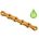 KMC - lant - 11 viteze - X11SL Ti-N - 118 zale - ceruit - gold