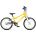 Bicicleta copii Woom 3 Automagic Go cu roti 16" galben Vibrant Yellow