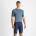Castelli - pantaloni ciclism scurti cu bretele - Entrata 2 Bibshort - 15-35 gr C - albastru belgian