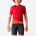 Castelli - tricou ciclism maneca scurta copii - Aero Kid Jersey - rosu | portocaliu