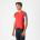 Castelli - tricou ciclism maneca scurta regular fit - Entrata 6 Jersey - rosu | gri