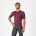 Castelli - tricou ciclism maneca scurta tailored fit - Espresso Jersey - 18-35 gr C - bordo | argintiu