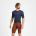 Castelli - pantaloni ciclism scurti cu bretele - Free Aero Race S Bibshort - grena